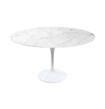 Tulip Dining Table - Round - Marble Top - Reproduction