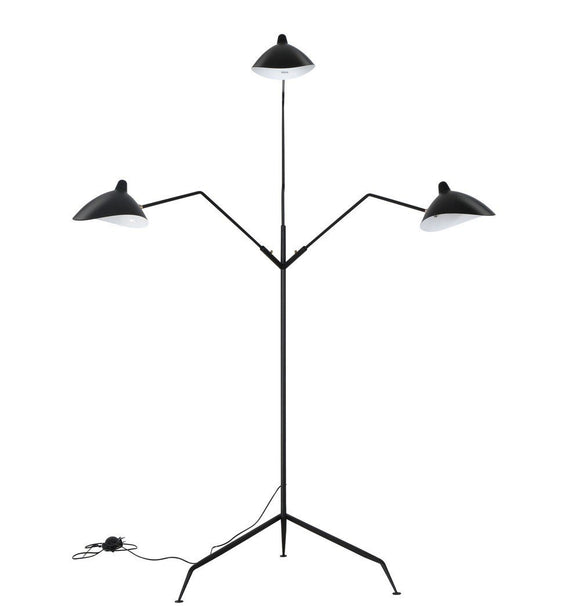 Reproduction of Serge Three-Arm Floor Lamp Standing Lamp-shopsabrinabitton.com