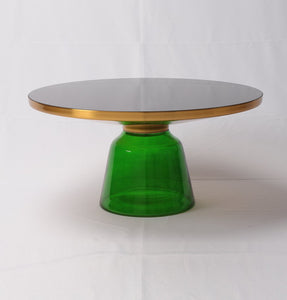 Karin Table Coffee Table - Gold & Green