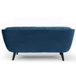 Lucas 2-Seater Sofa - Blue Velvet