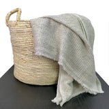 Woven Bisque Cashmere Throw